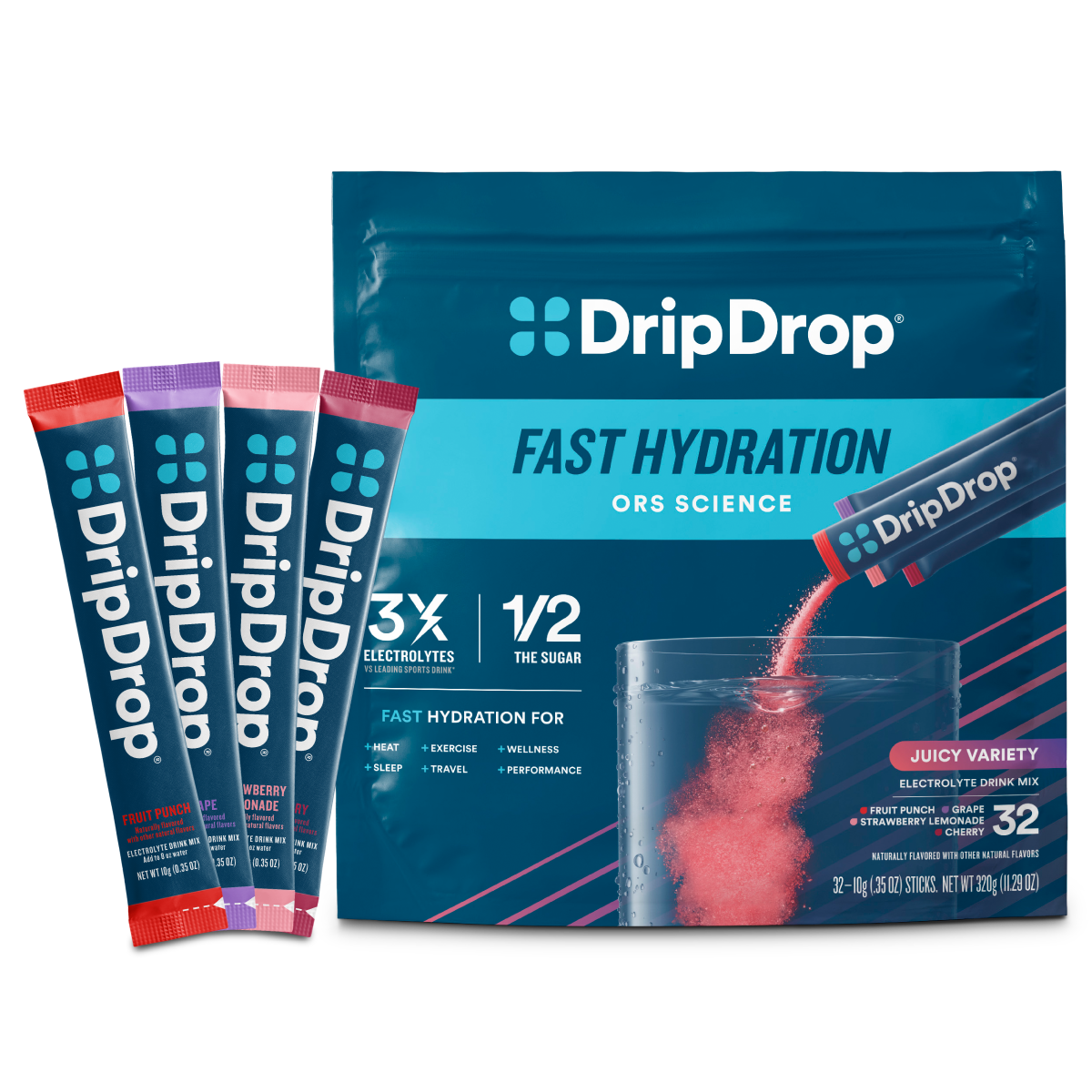 dripdrop-juicy-variety-pack-electrolyte-powder-8-oz-sticks-32-count-o4 Juicy_Variety_-_32ct_-_Transparent.png