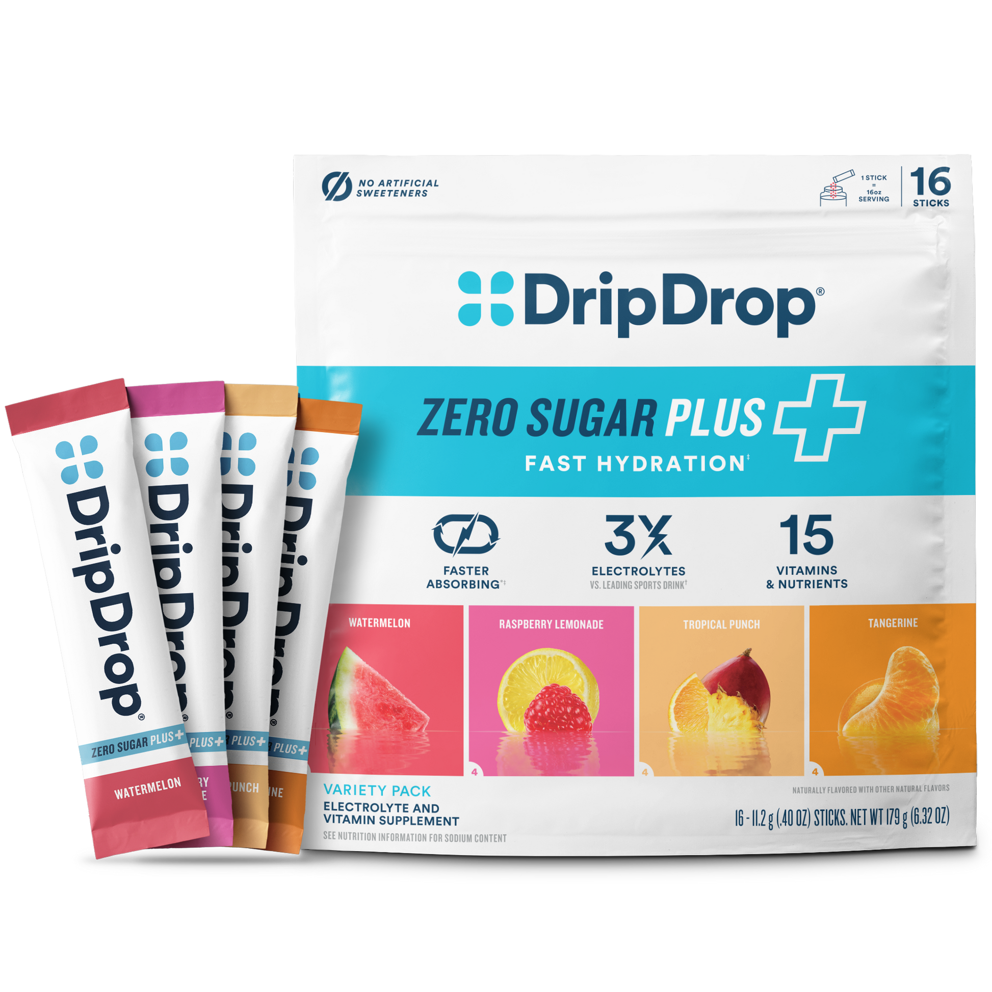 dripdrop-zero-sugar-plus-watermelon-tangerine-tropical-punch-raspberry-lemonade-16-oz-sticks-16-count-r8 Pouch_16ct_Front16ozSticks_VSPlus_Variety_A.png